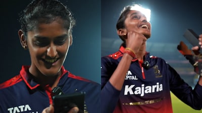 Gautami Naik reacts to Hardik Pandya's video message.(PC: WPL)