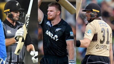 Glenn Phillips becomes third player to hit 100 sixes in T20Is for New Zealand. (Picture Credit: AFP)