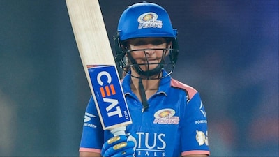 Harmanpreet Kaur becomes first player score 500 runs against one team in WPL. (Picture Credit: X/@mipaltan)