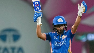 Harmanpreet Kaur becomes first Indian to score 1000 runs in WPL. (Picture Credit: PTI)