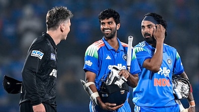 India beat New Zealand by 4 wickets in 1st ODI. (Picture Credit: AFP)