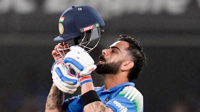 Virat Kohli played a knock of 124 runs from 108 balls (PTI)
