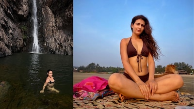 Fatima Sana Shaikh kicks off 2026 with a fearless cliff dive in Goa, turning hesitation into adrenaline and starting the year on a bold, adventurous note.