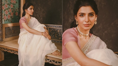 Samantha Ruth Prabhu channels grace and simplicity as she kicks off Maa Inti Bangaaram promotions with her soulful #BapuBomma look