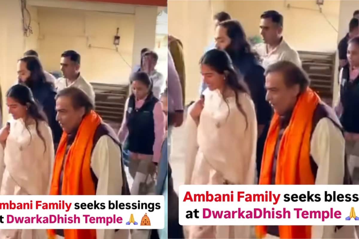 Radhika Merchant and Anant Ambani’s Simple, Serene Start To 2026 At Dwarkadhish Temple