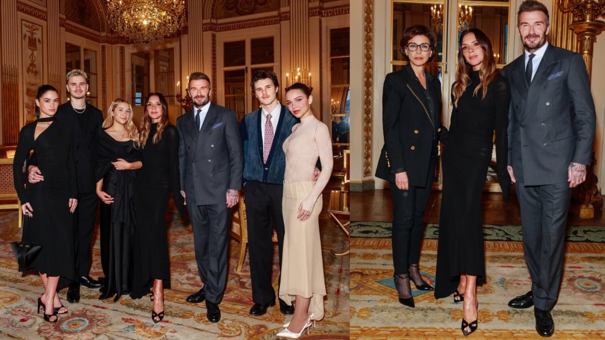 Victoria Beckham Turns Heads In Elegant Black At Paris Award Ceremony During Beckham Family Drama
