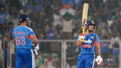 Ishan Kishan smashed his maiden T20I hundred as India beat New Zealand (PTI)