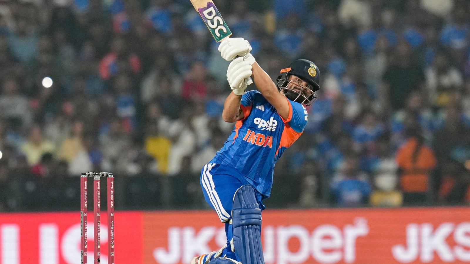 O famoso batedor indiano Rinku Singh