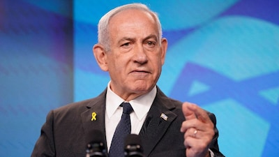 The Israeli PM, Benjamin Netanyahu, said Israel would respond decisively if Iran were to launch an attack. (IMAGE: REUTERS)