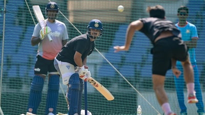 Ishan Kishan in the nets (PTI Photo)