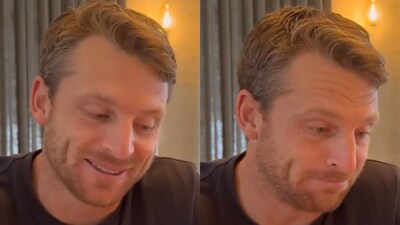 Jos Buttler's reaction to seeing MSG's new logo.(PC: X)