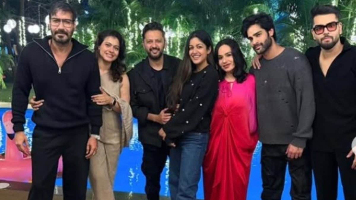 Kajol Celebrates New Year with Family and Friends