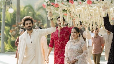 Kartik Aaryan's sister Kritika Tiwari got married to Tejashwi Singh last month