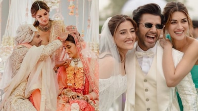 Kriti Sanon shares emotional moments from sister Nupur Sanon’s wedding to Stebin Ben.