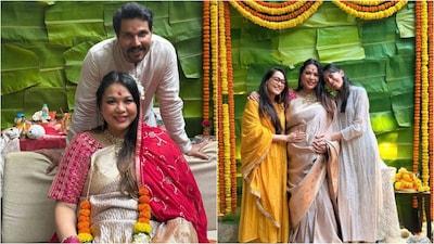 Mom-To-Be Lin Laishram Glows At Baby Shower With Randeep Hooda And Their Friends 