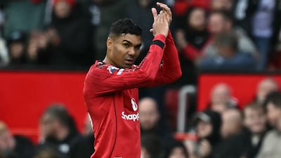 Manchester United's Casemiro (AFP)