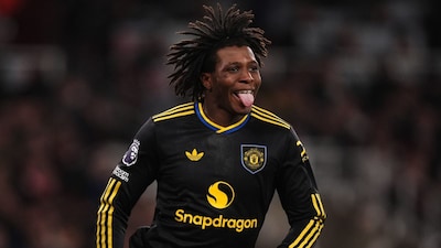 Manchester United's Patrick Dorgu (AP)