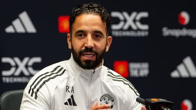 Manchester United's Ruben Amorim (X)