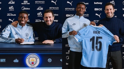 Marc Guehi signs for Man City (Credit: Man City Media)