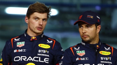 Max Verstappen and Sergio Perez during their Red Bull Racing days (X)