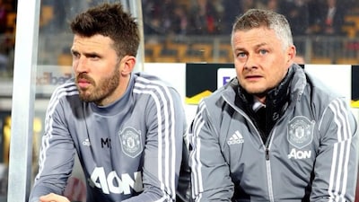 Michael Carrick and Ole Gunnar Solskjaer (X)
