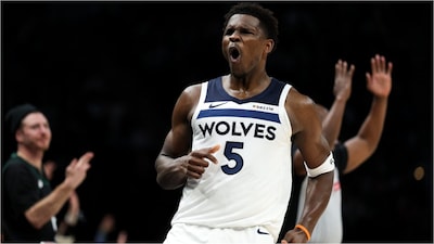 Minnesota Timberwolves' Anthony Edwards (AP)