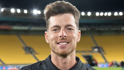 Mitchell Santner to captain Kiwis in T20 World Cup 2026. (Picture Credit: AFP)