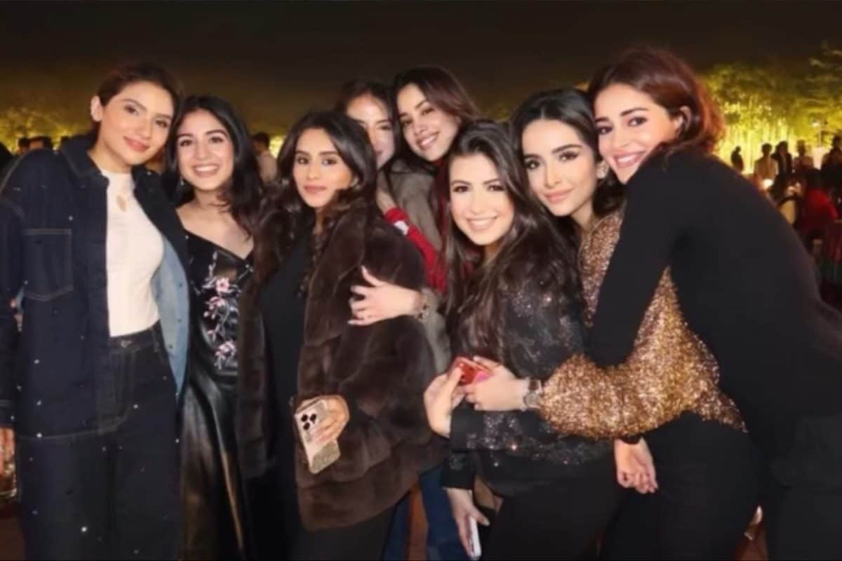 Radhika Merchant Welcomes 2026 In An All-Black Alexander McQueen Dress