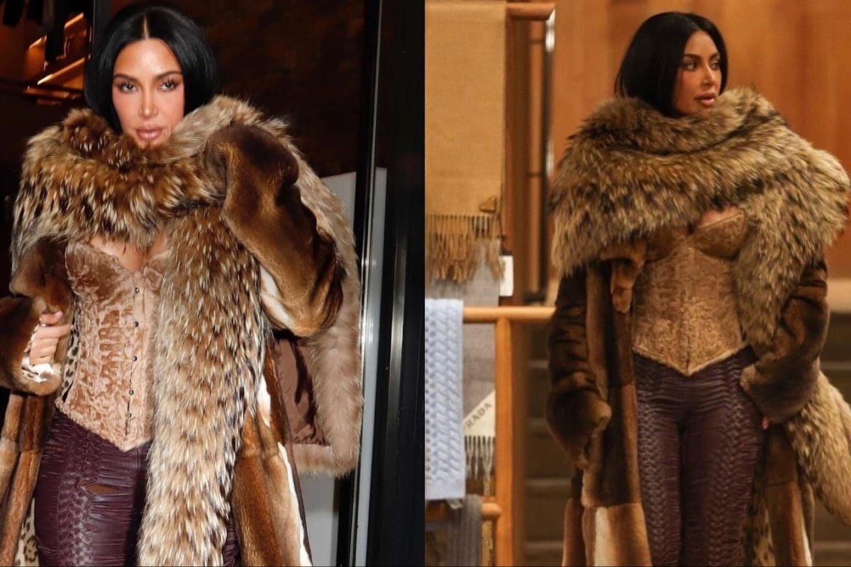 Kim Kardashian Rings In The New Year With Retro Drama In Ludovic De Saint Sernin