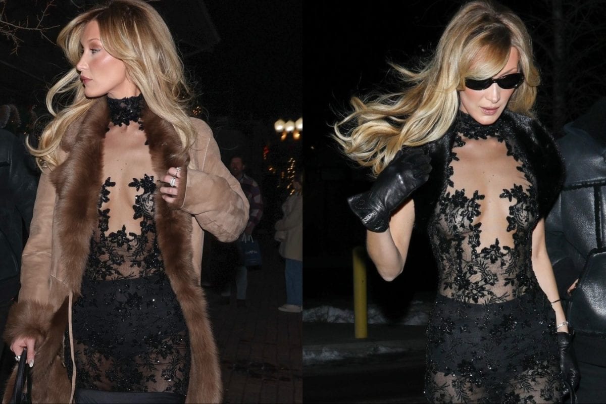 Bella Hadid Keeps The Naked Dress Trend Alive In 2026 In Archival Georges Chakra