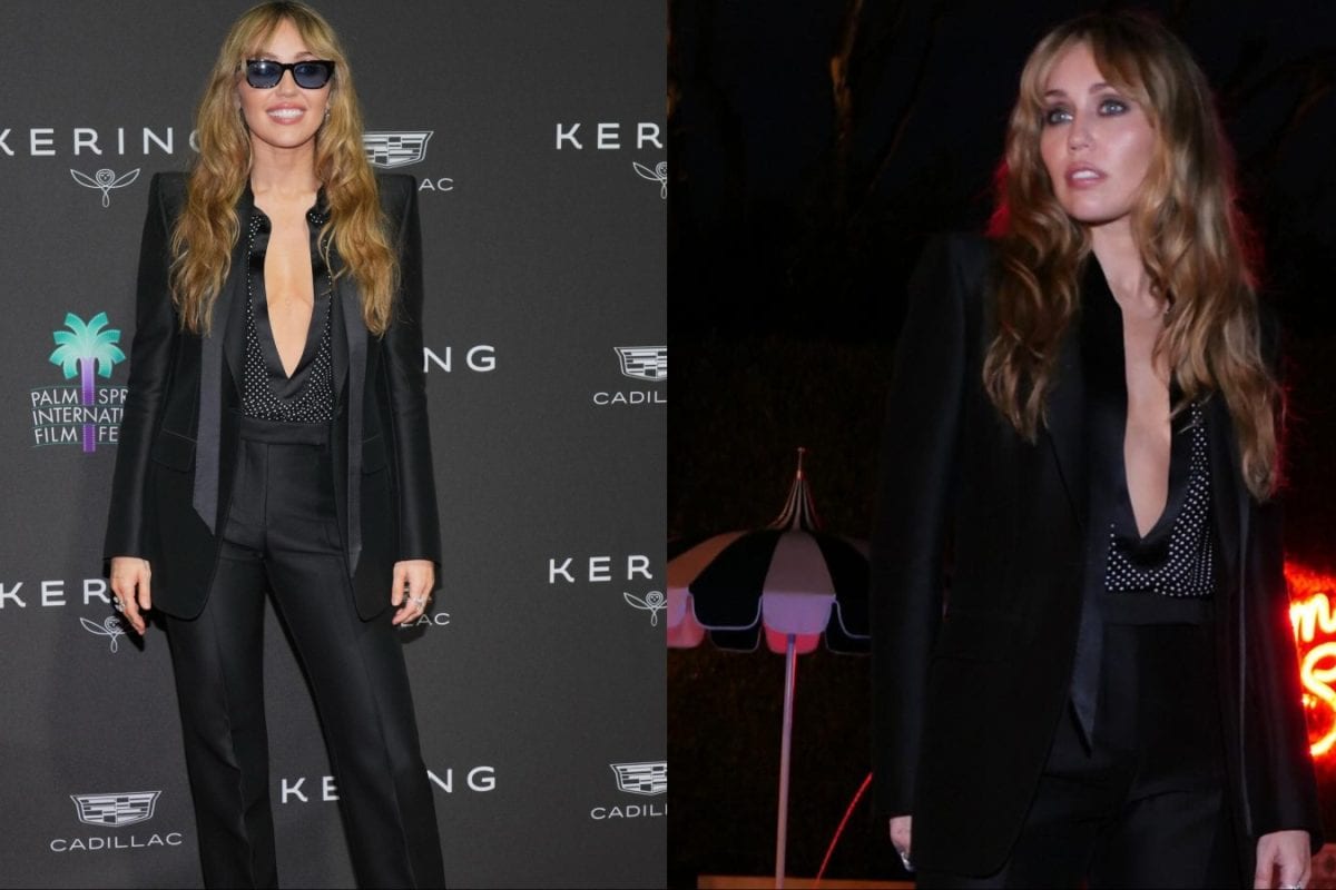 Miley Cyrus Rewrites Red Carpet Rules In A Tom Ford Power Suit At Palm Springs 2026