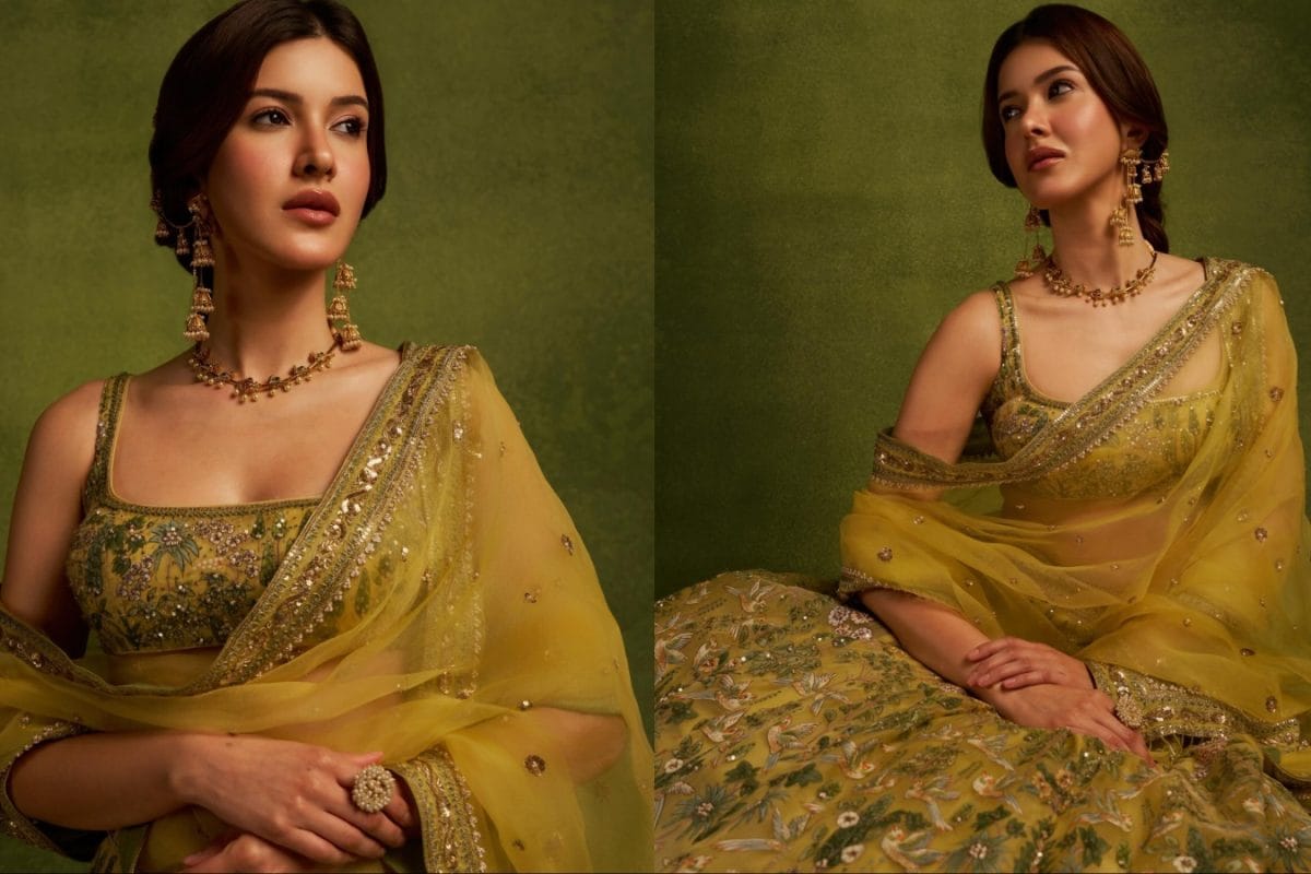 Shanaya Kapoor Steps Out In Rs 7 Lakh Anita Dongre Lehenga That Celebrates Pichhwai Art
