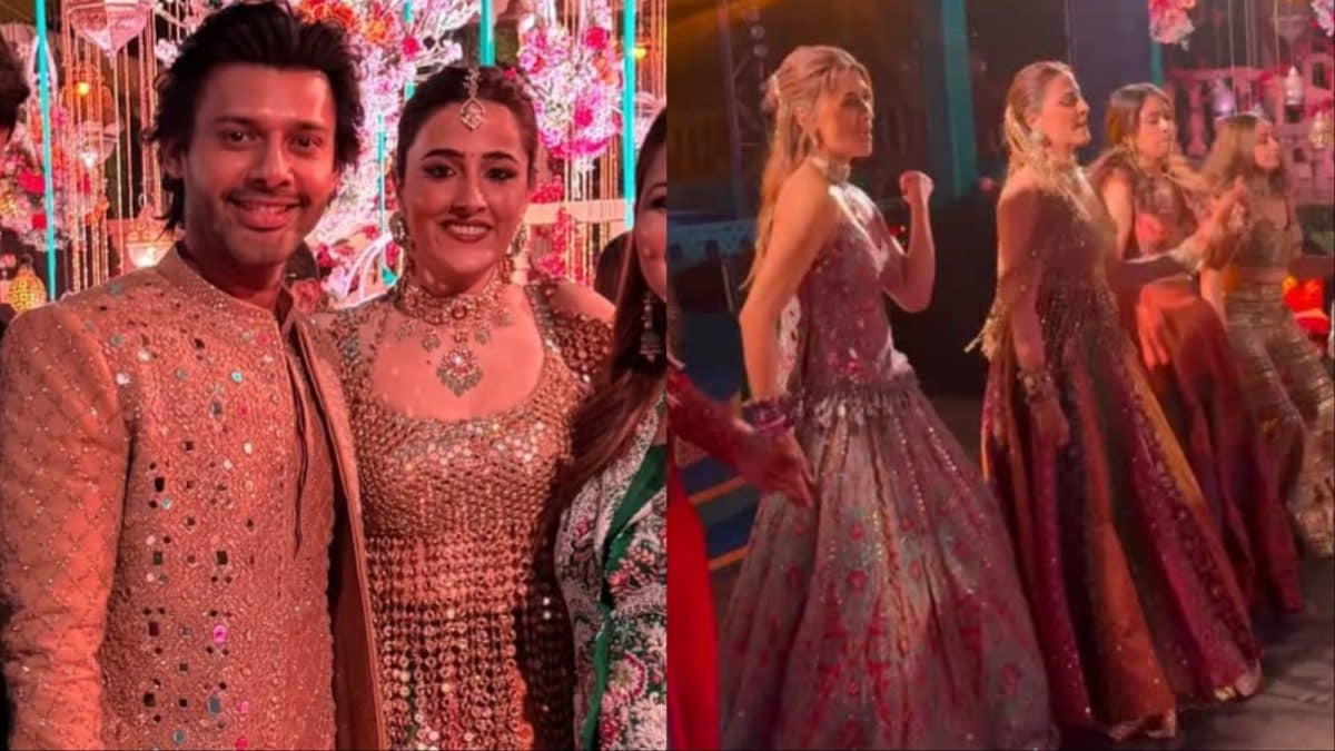 Nupur Sanon And Stebin Ben Make A Sparkling Statement On Their Sangeet Night | Fashion News