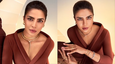 Priyanka Chopra stars in a new Bvlgari Serpenti jewellery campaign shoot.