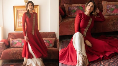 Aditi Rao Hydari was styled by Manisha Melwani.