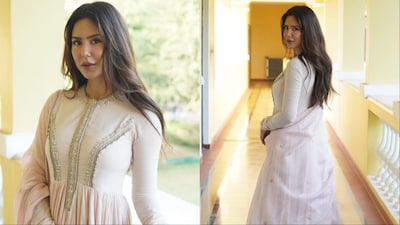 Sonam Bajwa is wearing Priyanka Singh.