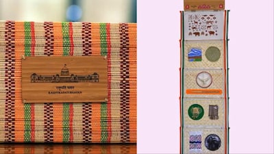 The Republic Day ‘At Home’ invitation pays tribute to the artisans of North East India. 