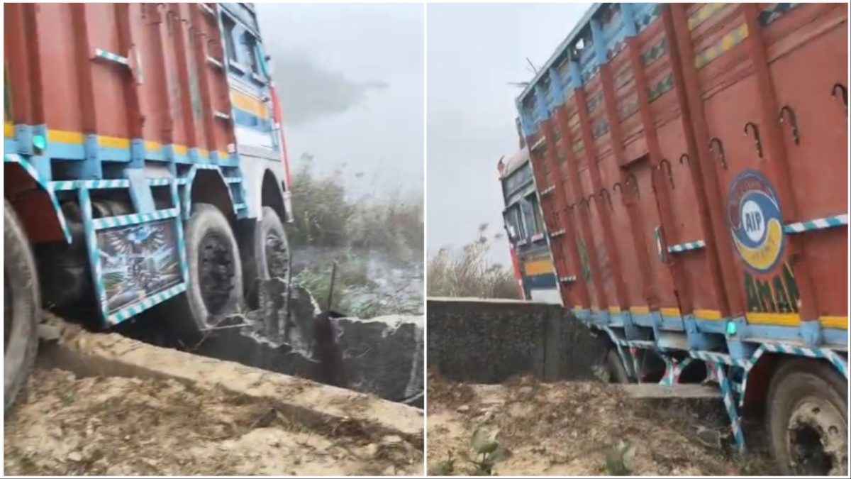 Unbarricaded Pit, No Reflectors: Video Of Earlier Truck Accident At Noida Sector 150 Emerges | India News Unbarricaded Pit, No Reflectors: Video Of Earlier Truck Accident At Noida Sector 150 Emerges | India News