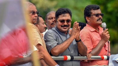 A file photo of TTV Dhinakaran (PTI)