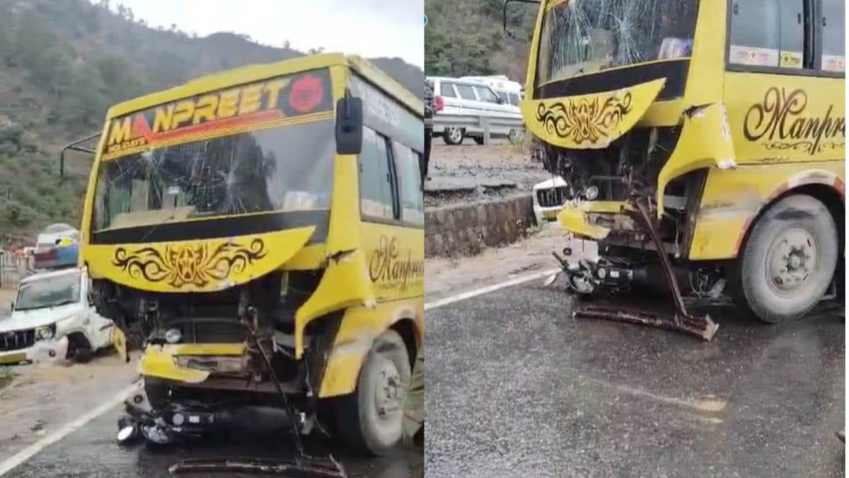 Four Killed In Major Road Accident On Jammu-Srinagar Highway In Udhampur After Bus Hits Bike