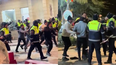 A First Information Report (FIR) was soon registered against the arrested accused and unidentified individuals for rioting. (X)