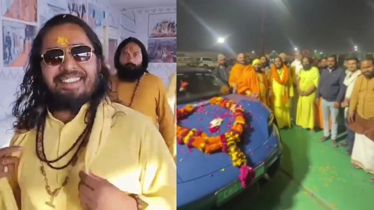 Who is Satua Baba? Spiritual Leader Drives Rs 4-Crore Porsche At Prayagraj's Magh Mela