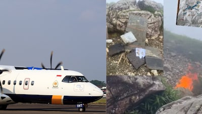 The aircraft belongs to the Indonesian Ministry of Marine Affairs and Fisheries. (X)