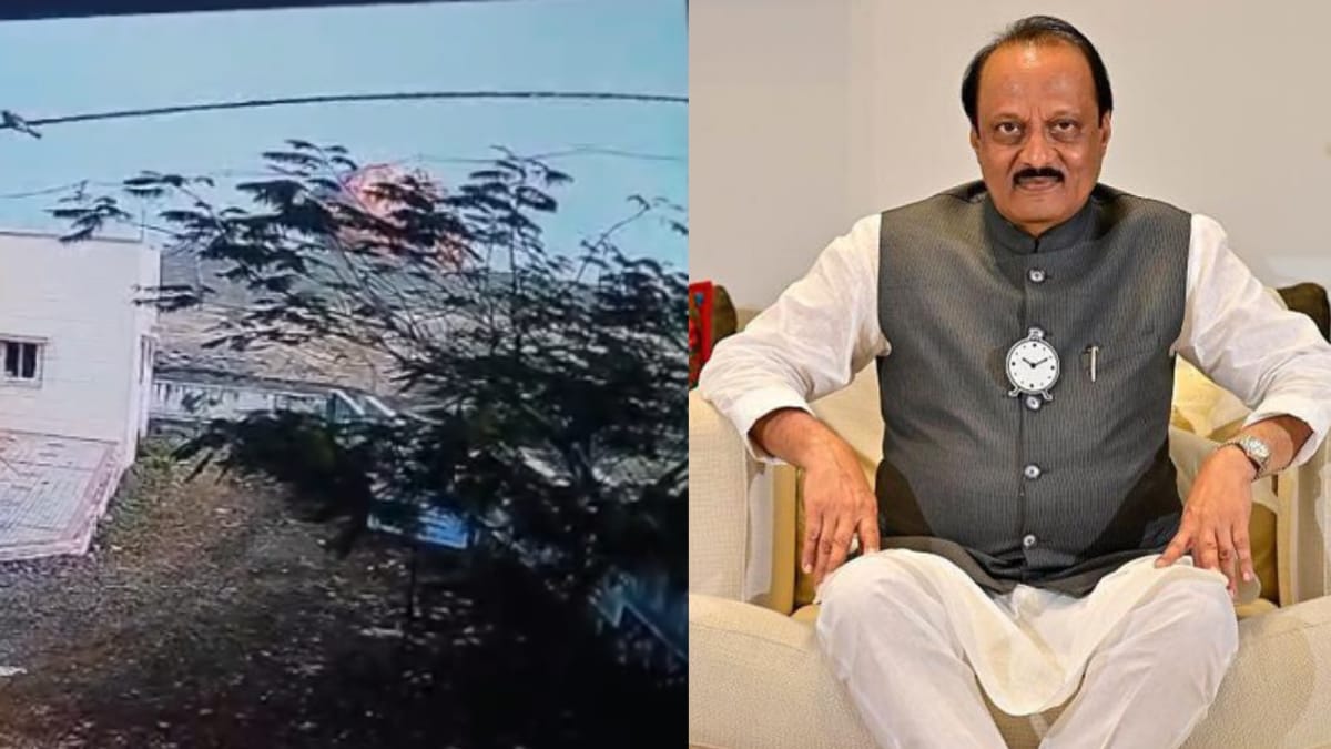 New CCTV Footage Shows Ajit Pawar’s Plane Tilting Moments Before Crash