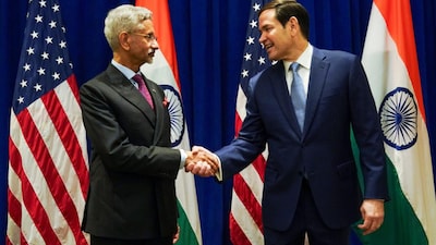 EAM Dr S Jaishankar and US Secretary of State Marco Rubio. (File image)