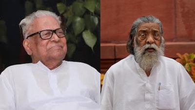 Two names have drawn political attention— former Kerala Chief Minister V S Achyutanandan and Jharkhand Mukti Morcha (JMM) founder Shibu Soren. (File images)