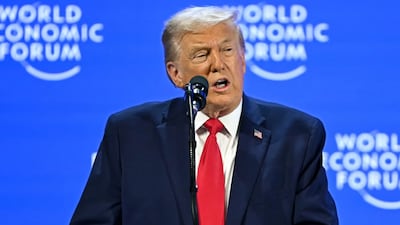 US President Donald Trump at Davos Summit