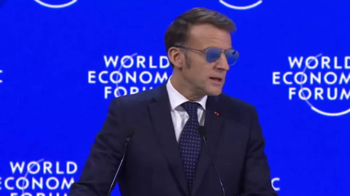 Sunglass Swagger In Davos: Macron’s Rs 70,000 Shades Spark Memes And A Stock Pop