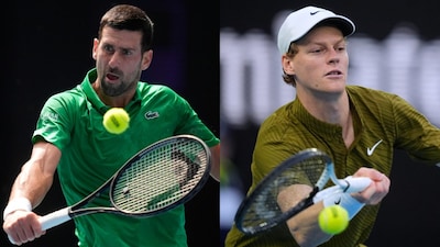 Novak Djokovic Vs Jannik Sinner Live Score: Follow updates from the Australian Open 2026 Semi-final. (AP Photo)