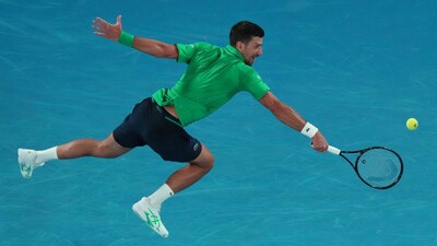 Novak Djokovic at the Australian Open 2026 (AP)